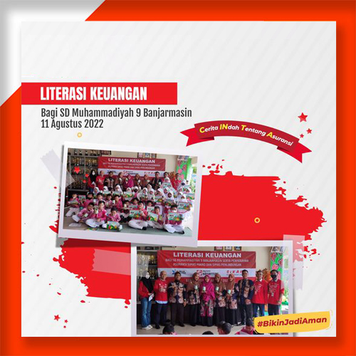 Asuransi Sinar Mas Berikan Literasi Keuangan Bagi Siswa/i SD Muhammadiyah 9 Banjarmasin