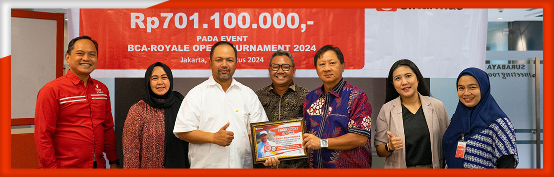 Asuransi Sinar Mas Bayar Klaim Hole In One BCA Royale Open Tournament 2024 sebesar Rp 701.100.000,- dalam 3 Hari