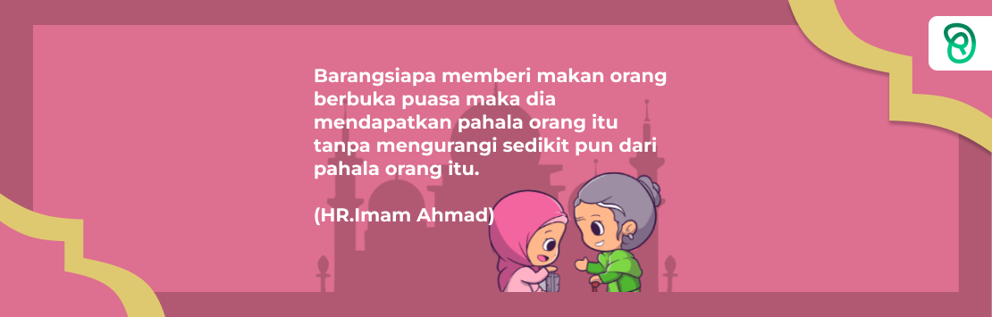 Cahaya Risalah : HR. Imam Ahmad Tentang Memberi Makan Orang Berbuka Puasa dan Pahala