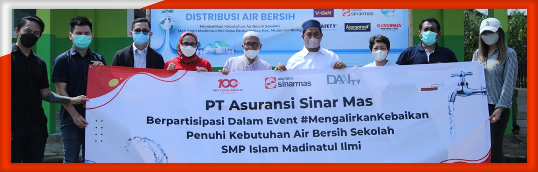 Peringati Hari Air Sedunia, Asuransi Sinar Mas Berkolaborasi Dengan DAAI TV Melakukan Kegiatan CSR #MengalirkanKebaikan