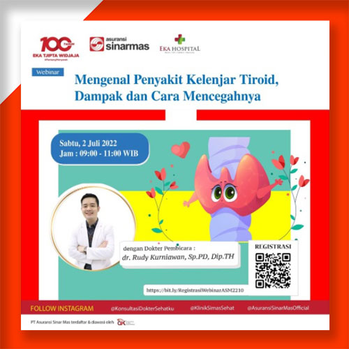 Webinar : Mengenal Penyakit Kelenjar Tiroid, Dampak dan Cara Mencegahnya