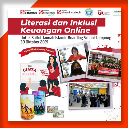 Asuransi Sinar Mas Berikan Literasi Keuangan dan Asuransi Mikro Gratis Bagi Siswa/i Baitul Jannah Islamic Boarding School Lampung