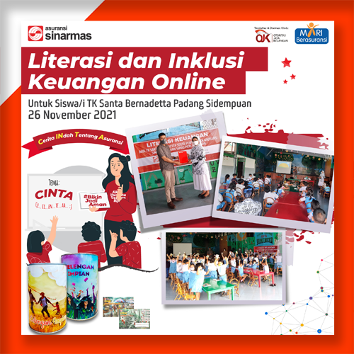 Asuransi Sinar Mas Berikan Literasi Keuangan dan Asuransi Mikro Gratis Bagi Siswa/i TK Santa Bernadetta Padang Sidempuan