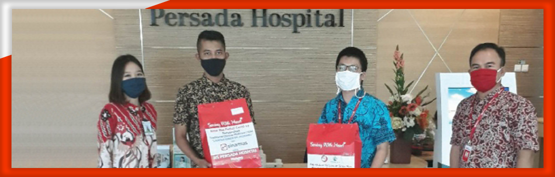 Paguyuban Karyawan Sinar Mas Menyerahkan Bantuan Face Shield Kepada Persada Hospital Malang
