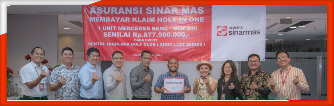 Asuransi Sinar Mas Kembali Bayar Klaim Hole in One Senilai Rp 877.500.000,-