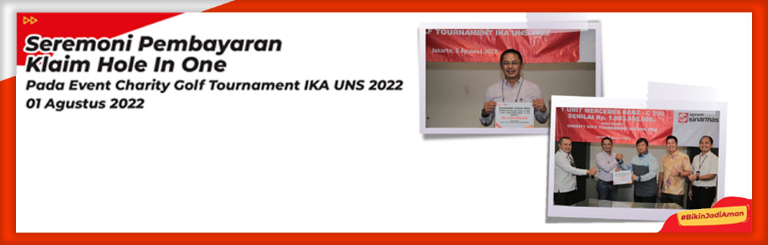 Asuransi Sinar Mas Kembali Buktikan Komitmen Membayar Klaim Hole in One Senilai Rp 1.003.950.000 dalam 2 hari