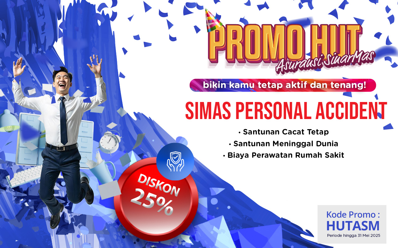 promo hut ASM ke 40 2025 - simas personal accident