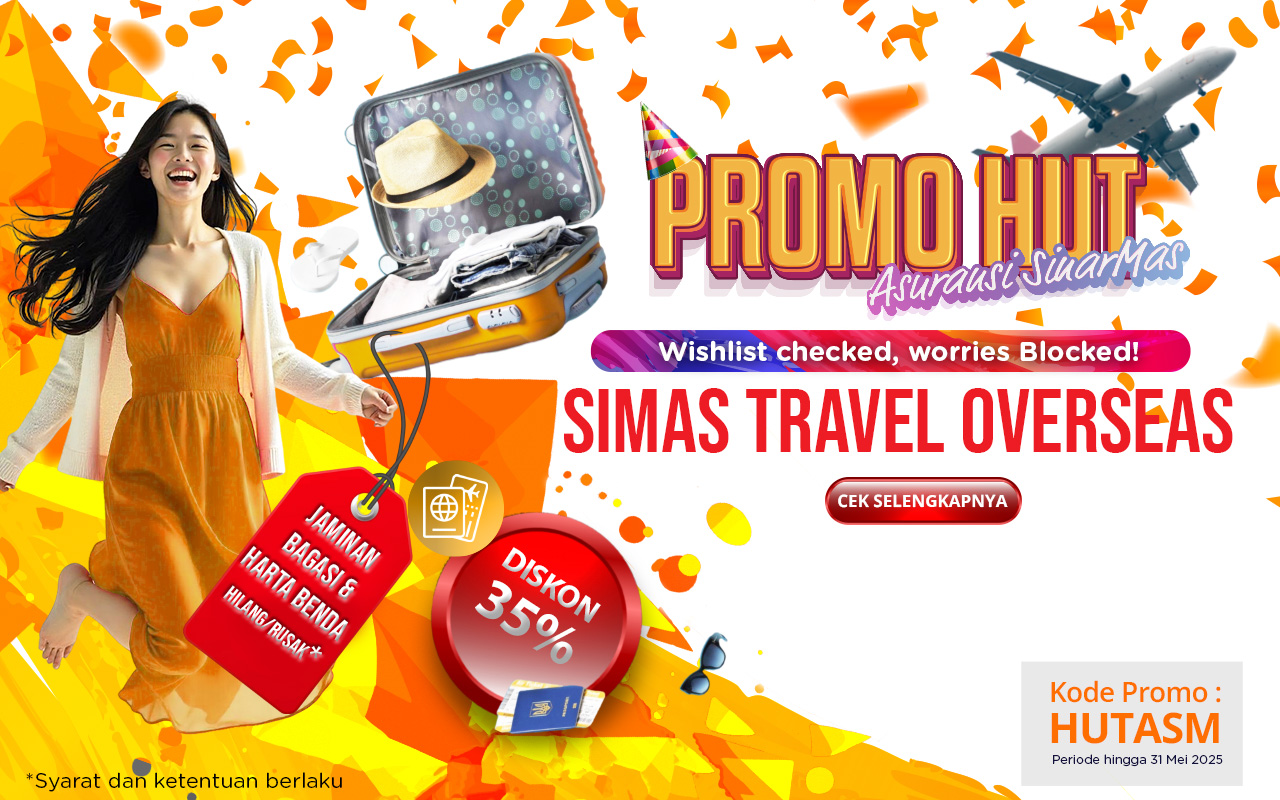 promo hut ASM ke 40 2025 - simas travel overseas